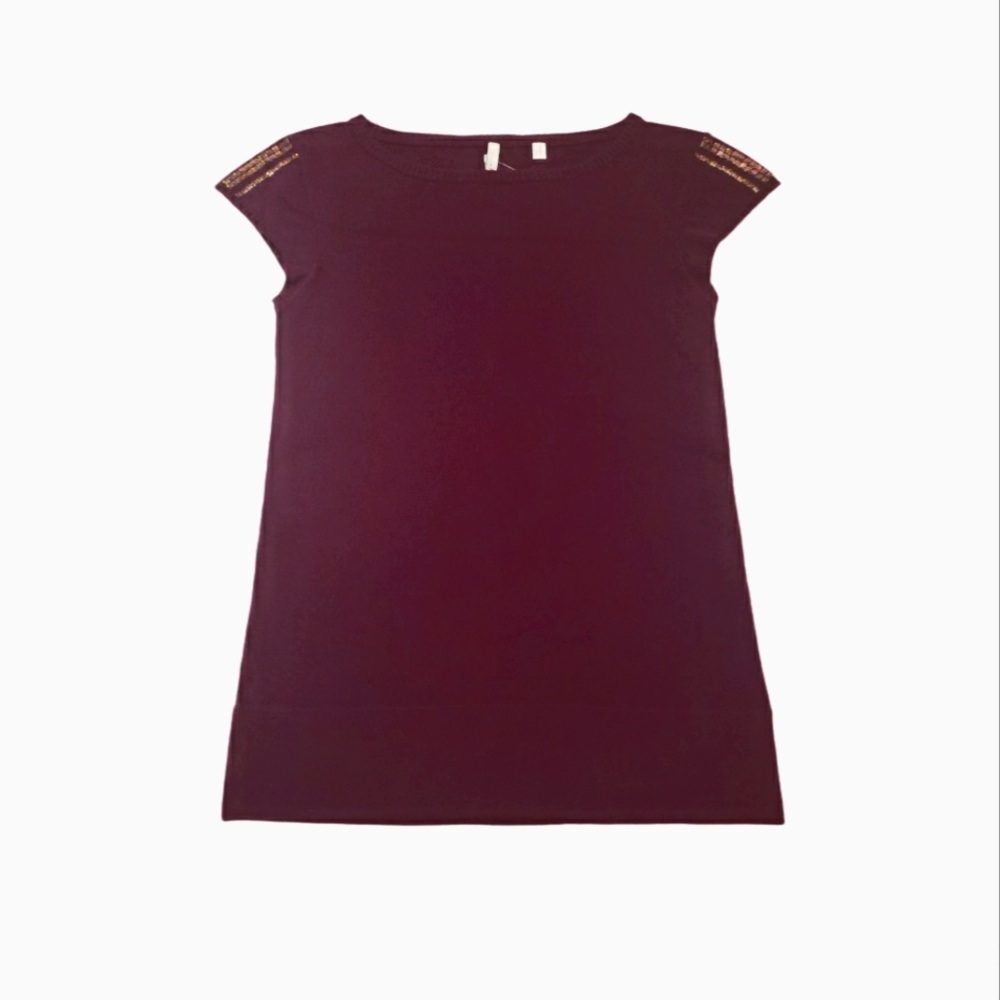 Iisli Cashmere Scoop Neck Sweater with Swarovski Crystal Embellishments